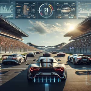 Virtual Driving Simulator Race: Luxury Cars on Track