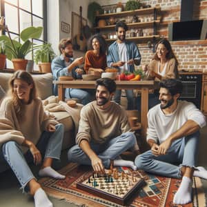Multicultural Household Bonding Activities | Cozy Indoor Scene
