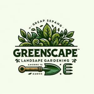 Professional Greenscape Landscape Gardening Logo Design