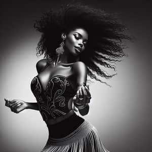 Captivating Black Woman Dance Performance