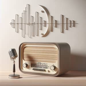 Modern Minimalistic Radio Broadcasting Design