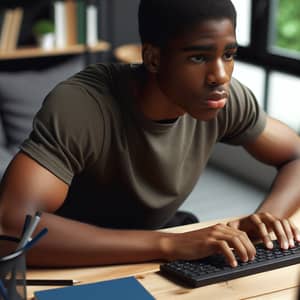 19-Year-Old Black Male: Introverted, Computer Enthusiast Doing 100 Push-Ups Daily