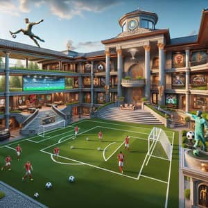 Luxurious Soccer Mansion with Indoor Field & Memorabilia | Best Football House
