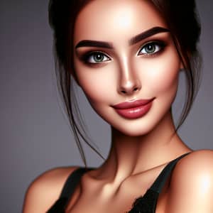 Radiant Beauty: Attractive Female with Elegant Style