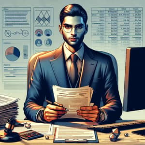 Prototype Financial Officer | Professional Finance Desk Image