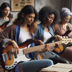 Empowering Women Bass Players: Music Session Diversity