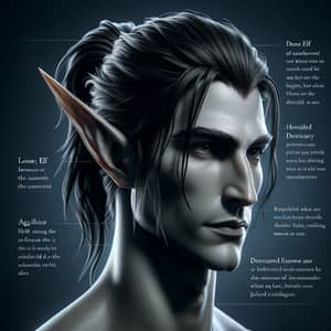 Male Elf Figure: Agile Warrior of Mysterious Origin