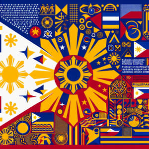 Symbolic Philippine Flag: Navigating Present Challenges with Grace