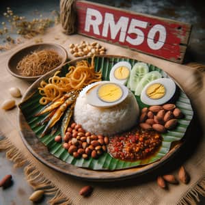 Authentic Malaysian Nasi Lemak | Delicious Coconut Milk Rice Dish