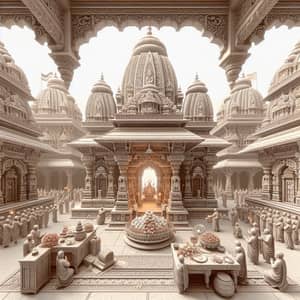 Banke Bihari Live Darshan - Spiritual Experience & Traditional Architecture