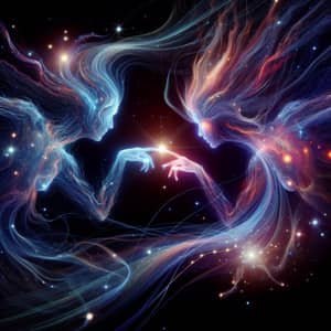Soul Connection in Cosmos: Deep Spiritual Bond