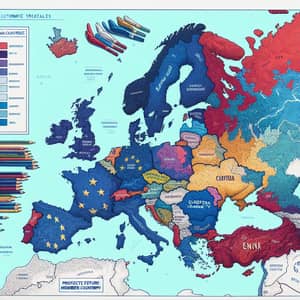 European Union Map: Past, Present, and Future Members