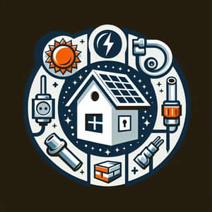Solar Panel Installation & Construction Company Logo Design
