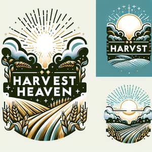 Harvest Heaven Logo Design | Prosperity & Abundance Concept