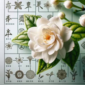 Delicate Jasmine Flower: Cultural Significance & Illustration