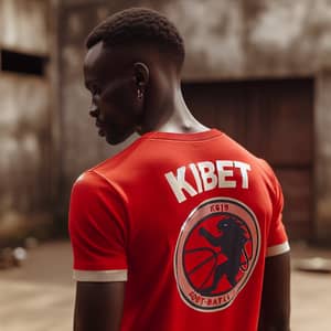 Stylish African Man in Manchester United Shirt | Kibet Jersey & Jordan Shoes