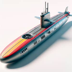 Submarine-themed Surfboard: Unique Design Idea for Water Enthusiasts