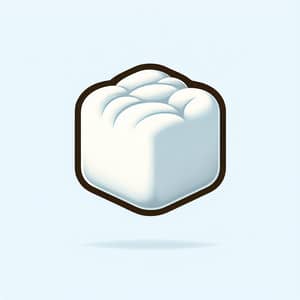 Square-Shaped Marshmallow: Sweetness in Softness