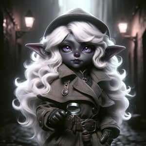 Tiefling Detective | White-Haired Gnome Noir Investigation