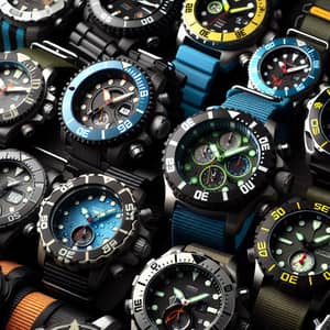 Professional Water Sports Timepieces - Ideal for Adventurers and Athletes