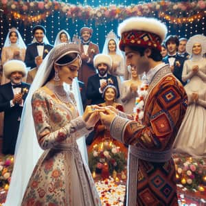 Azeri-Russo Wedding Ceremony: Joyful Cultural Fusion