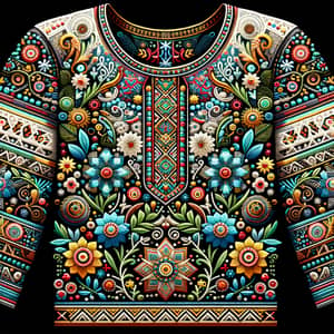 Trendy Ukrainian Embroidered Shirt | New Style & Abstraction