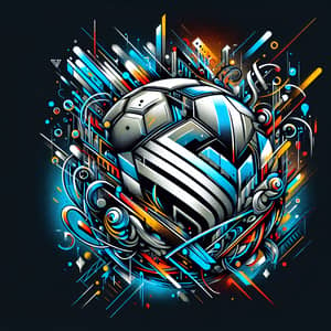 Futuristic Football Team Logo Design
