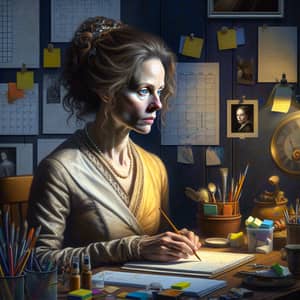 Realistic Portrait Inspired by Rembrandt Painting - Detailed Study
