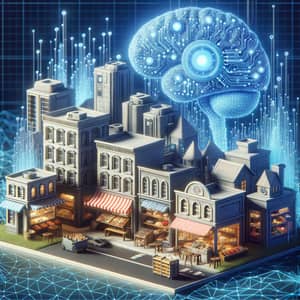 Transformative Power of AI on Small Businesses | 3D Illustration