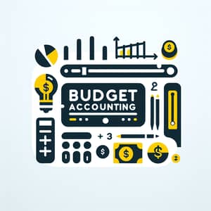 Budget Accounting Channel Logo Design | Minimalist & Monochromatic