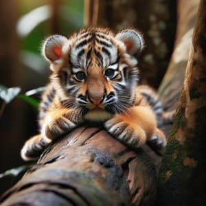 Adorable Baby Tiger - Cute Wildlife Photography