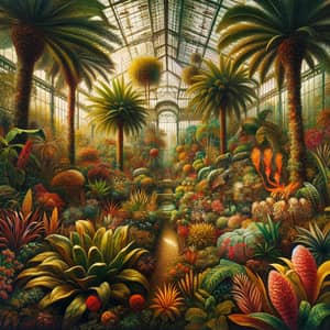 Exotic Plants and Flowers in Pre-1912 Post-Impressionist Style
