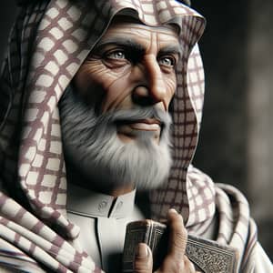 Wise and Dignified Arab Man | Respectful Cultural Image