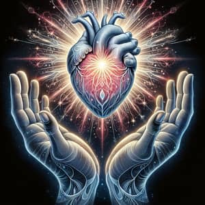 Radiant Heart Overflowing with Compassion and Love