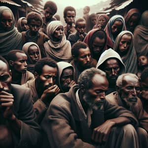 Emotionally Moving Scene of Ethiopian Individuals | Sorrow & Resilience