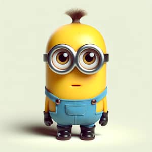 Minion: Small Yellow Character in Blue Overalls