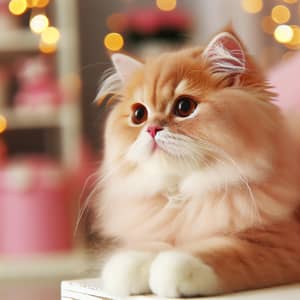 Pink-Furred Talking Cat - Knowledgeable & Unique Pet