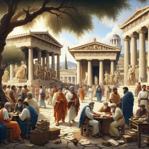 Ancient Greek Civilization: Agora, Temples, Statues & Philosophers