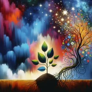 Abstract Representation of Personal Growth | Evolving Tree