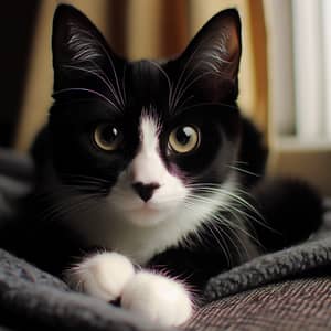 Black and White Cat - Cute Cat Photos