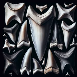 Shark Teeth Collection: Varied Shapes, Sizes & Species