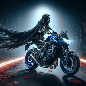 Ethereal Death Riding Yamaha MT-09 Motorcycle