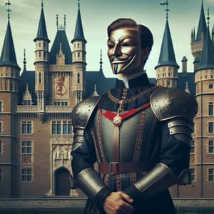 Medieval Armor Politician at Castle | Historical Politics
