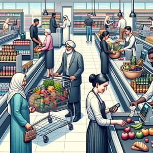 Diverse Buying Process in Modern Supermarket