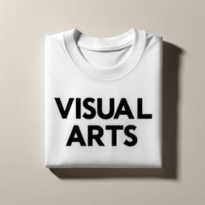VISUAL ARTS White T-Shirt | Graphic Apparel