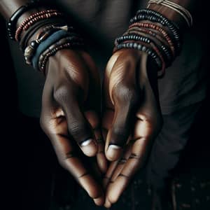 Praying Black Man's Hands | No Adornments