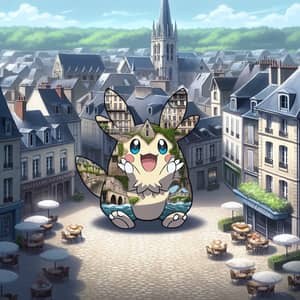 Évreux, France Pokémon Evolution - Town Charm & Nature Beauty