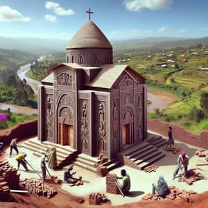 Ethiopian Orthodox Tewahedo Church Construction - Ancient Architecture