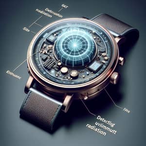 Innovative Timepiece Detecting Ultraviolet Radiation | Minimalistic Design