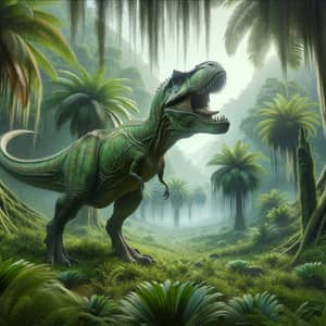 Dinosaur: Tyrannosaurus Rex in Prehistoric Jungle